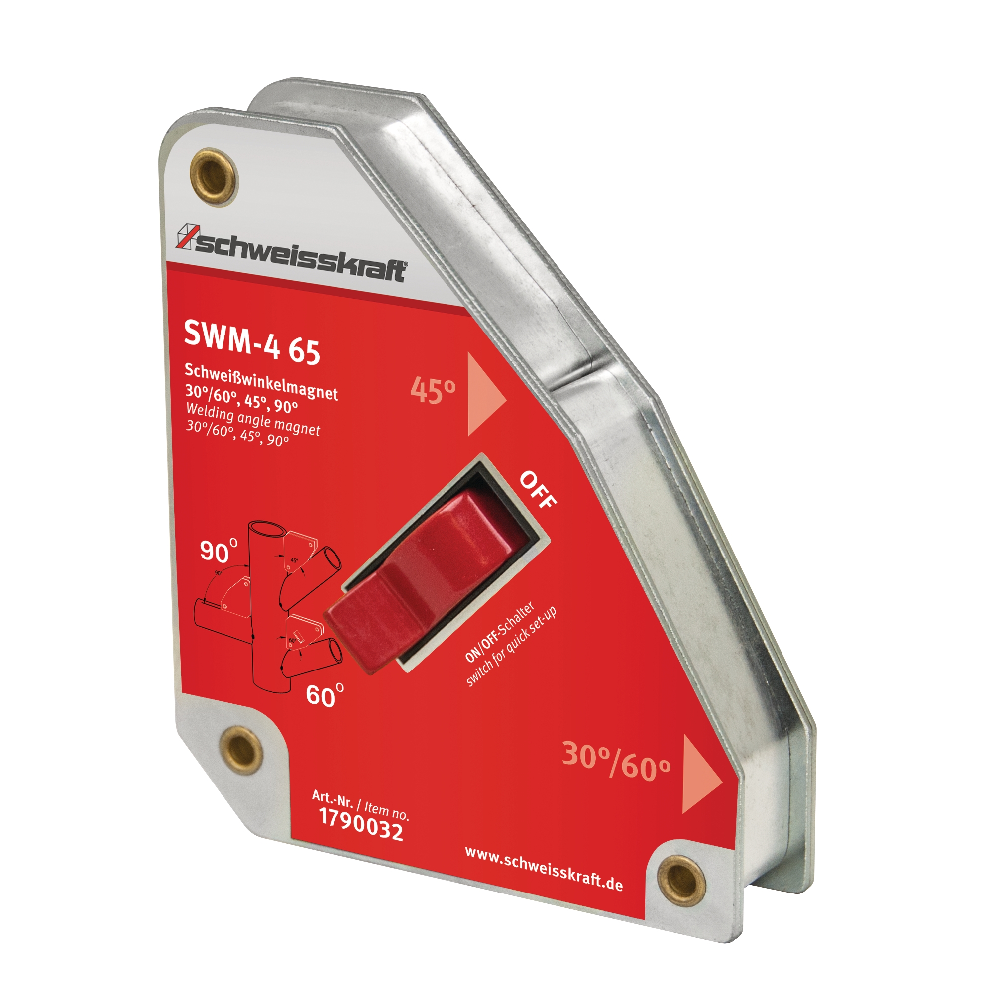 Schweisskraft Schaltbarer Schweißwinkelmagnet SWM-4 65